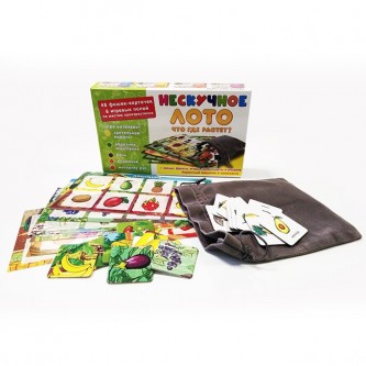 Нескучное лото Что где растет 8112/39 Нескучное лото Что где растет 8112/39