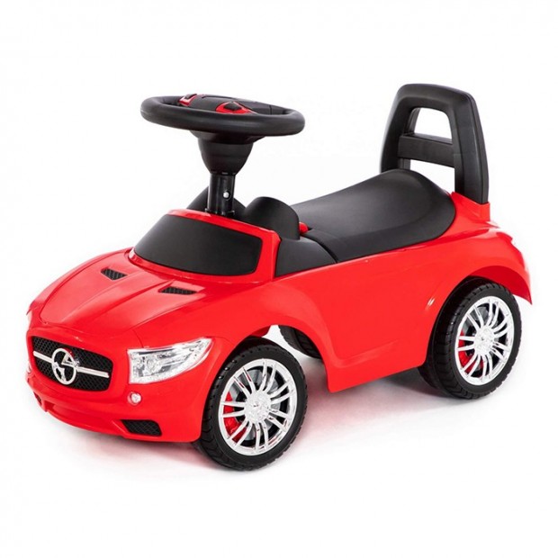 Каталка автомобиль SuperCar №1 со звуковым сигналом, красная