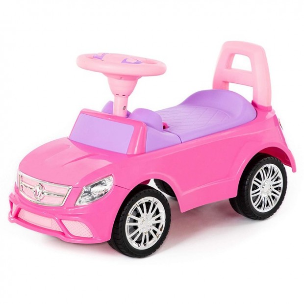 Каталка автомобиль SuperCar №3 со звуковым сигналом розовая 84491 П-Е /1/ Каталка автомобиль SuperCar №3 со звуковым сигналом розовая 84491 П-Е /1/