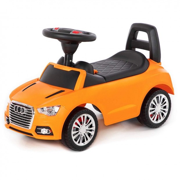 Каталка автомобиль SuperCar №2 со звуковым сигналом оранжевая 84569 П-Е /1/ Каталка автомобиль SuperCar №2 со звуковым сигналом оранжевая 84569 П-Е /1/