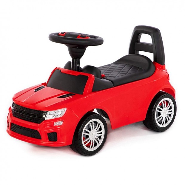 Каталка автомобиль SuperCar №6 со звуковым сигналом красная 84590 П-Е /1/ Каталка автомобиль SuperCar №6 со звуковым сигналом красная 84590 П-Е /1/