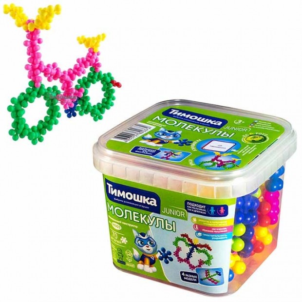 Конструктор Молекулы 70 деталей ТМ Конструктор Молекулы 70 деталей ТМ