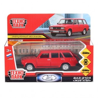 Модель ВАЗ-2104 Жигули красный Технопарк в коробке Модель ВАЗ-2104 Жигули красный Технопарк в коробке