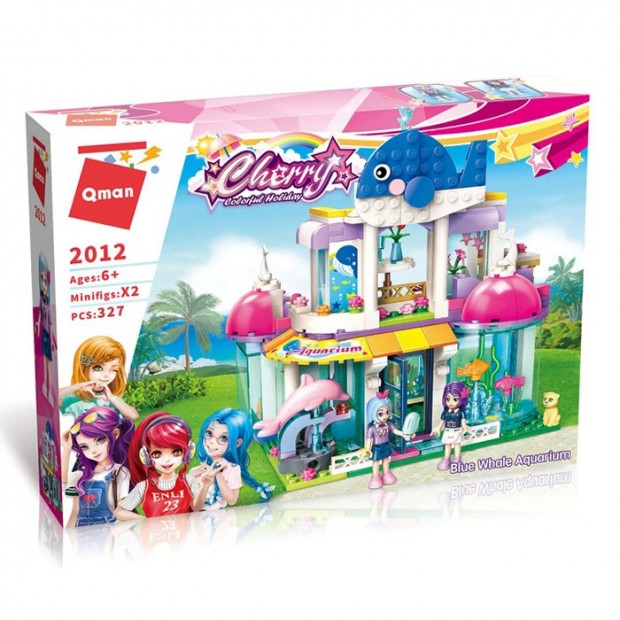 Конструктор C2012 Розовый мир: Дельфинарий 327 дет. QMAN Конструктор C2012 Розовый мир: Дельфинарий 327 дет. QMAN