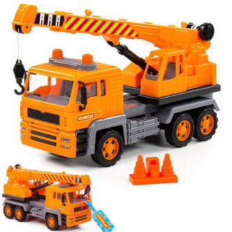 Автомобиль Алмаз кран инерционный в сетке 86716 П-Е /6/ Автомобиль Алмаз кран инерционный в сетке 86716 П-Е /6/