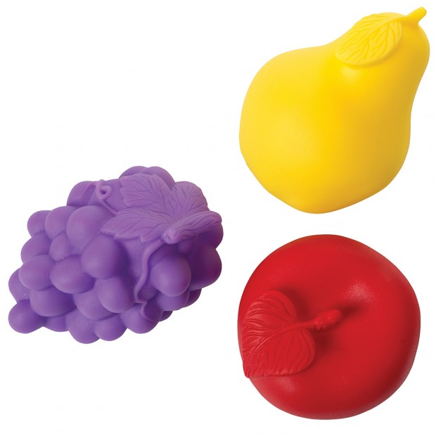 Набор резиновых игрушек Фруктов №2 С-1432 Огонек /6/ Набор резиновых игрушек Фруктов №2 С-1432 Огонек /6/