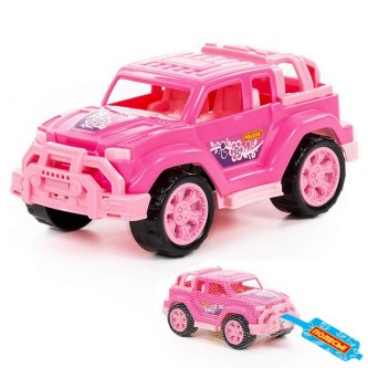Автомобиль Легионер-мини розовый в сетке 84699 