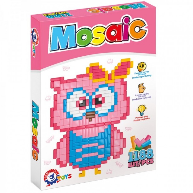 Мозаика пиксель из 1188 элементов Технок 7020 Мозаика пиксель из 1188 элементов Технок 7020