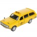 Модель ГАЗ-2402 Волга Такси желтая Технопарк в коробке