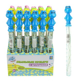 Мыльные пузыри Т19894 Мы-шарики! колба с игрушкой крокодил 110 мл, в д/б 1toy Мыльные пузыри Т19894 Мы-шарики! колба с игрушкой крокодил 110 мл, в д/б 1toy
