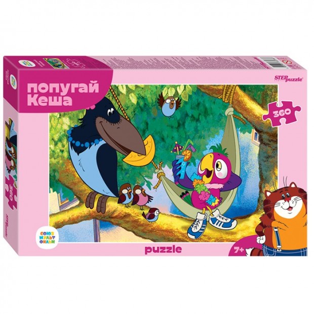 Пазл 360 Попугай Кеша 73078 Степ /12/ Пазл 360 Попугай Кеша 73078 Степ /12/