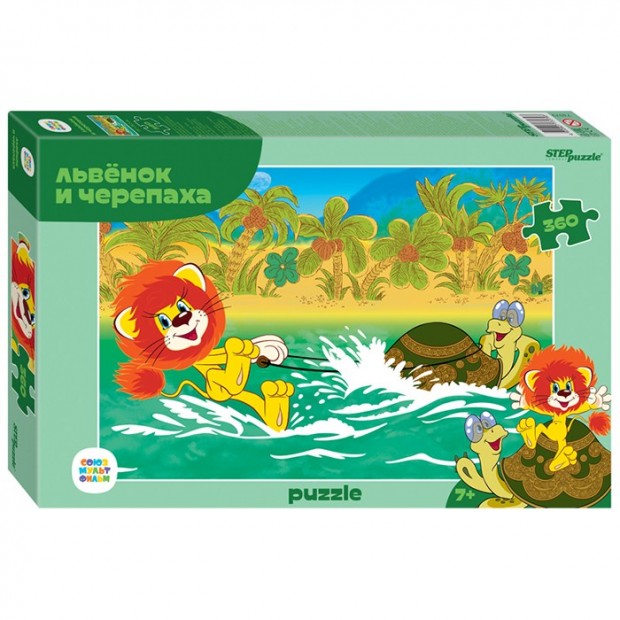 Пазл 360 Львенок и Черепаха 73079 Степ