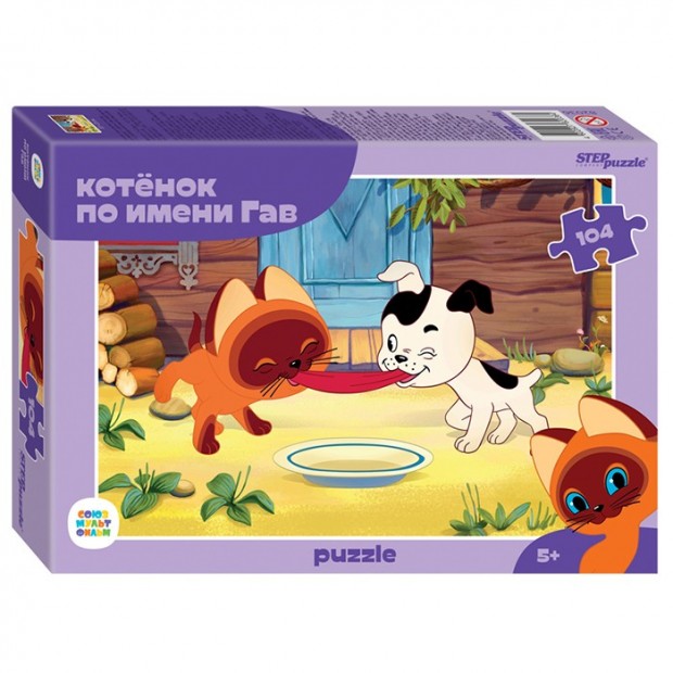Пазл 104 Котёнок по имени Гав 82036 Степ Пазл 104 Котёнок по имени Гав 82036 Степ