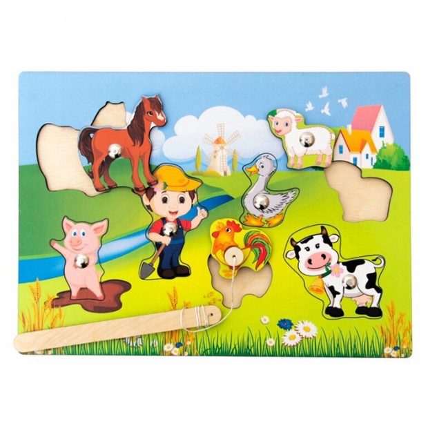 Деревянная Магнитная рыбалка Деревянная Магнитная рыбалка