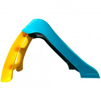 Горка пластик 70см бирюзово-желтая Горка пластик 70см бирюзово-желтая