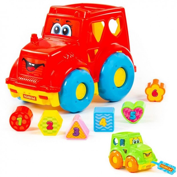 Логическая игрушка Трактор (в сеточке) 89410