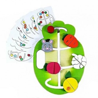 Деревянная Игрушка Накорми зайку 170-016 Деревянная Игрушка Накорми зайку 170-016