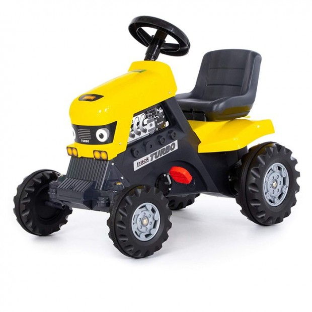 Каталка трактор с педалями "Turbo" (жёлтая) Каталка трактор с педалями "Turbo" (жёлтая)