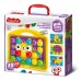 Мозаика для малышей в чемодане "Котик" d4,5, 32 элемента Baby Toys 04105 Мозаика для малышей в чемодане "Котик" d4,5, 32 элемента Baby Toys 04105