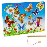 Деревянная Рыбалка Поймай Бабочку БП-00000269 