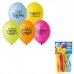 Набор шаров рис. Мотивирующие 36 см 5шт в уп. 1111-1163 /цена за упак/ Набор шаров рис. Мотивирующие 36 см 5шт в уп. 1111-1163 /цена за упак/