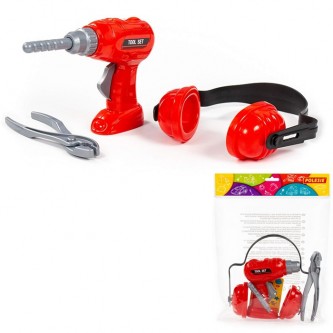 Набор инструментов №21 (шуруповёрт, наушники, плоскогубцы) 91093 Набор инструментов №21 (шуруповёрт, наушники, плоскогубцы) 91093