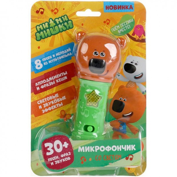 Микрофон HT612-R Ми-ми-мишки 30 песен,фраз,звуков.свет.блист.бат. Умка Микрофон HT612-R Ми-ми-мишки 30 песен,фраз,звуков.свет.блист.бат. Умка