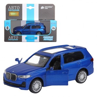 Модель 1:44, BMW X7, синий 1251257JB Автопанорама