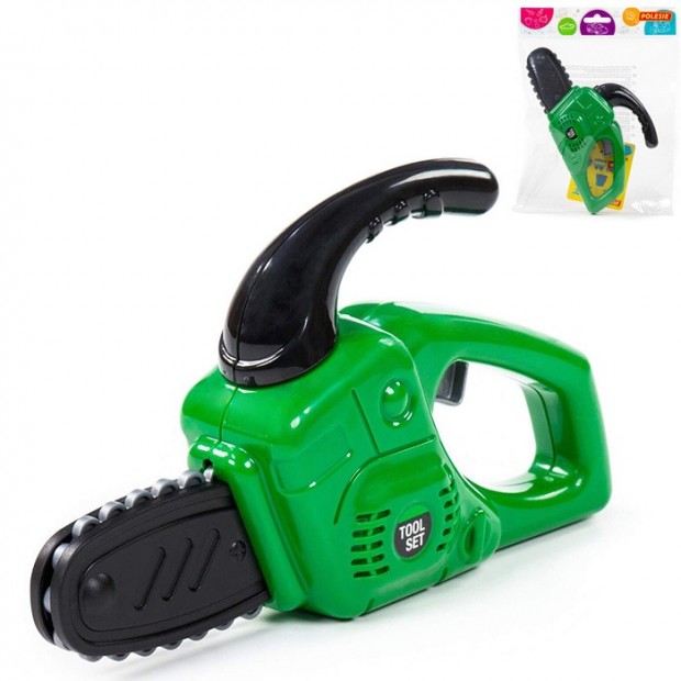 Бензопила игрушечная зелёная в пакете 90447 Бензопила игрушечная зелёная в пакете 90447