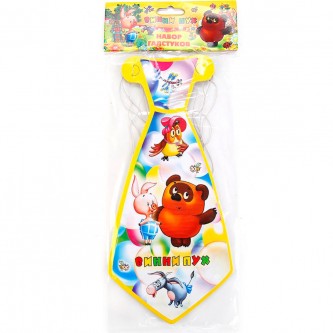 Галстук Винни Пух 6 шт GAL-VP-06 Галстук Винни Пух 6 шт GAL-VP-06