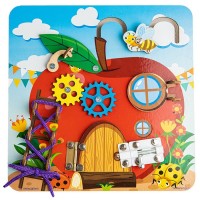 Деревянный Бизиборд Бизи-Яблоко БЗ-001 Деревянный Бизиборд Бизи-Яблоко БЗ-001