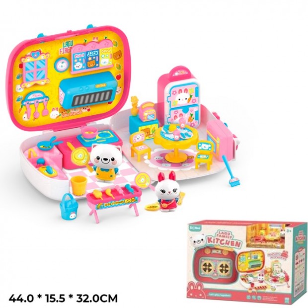 Игровой набор Кухня с питомцами и аксесcуарами. в коробке Игровой набор Кухня с питомцами и аксесcуарами. в коробке
