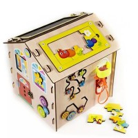 Деревянный Бизиборд «Играйка» IG0718 Деревянный Бизиборд «Играйка» IG0718