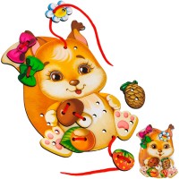 Деревянная шнуровка Бельчонок БП-00000320 