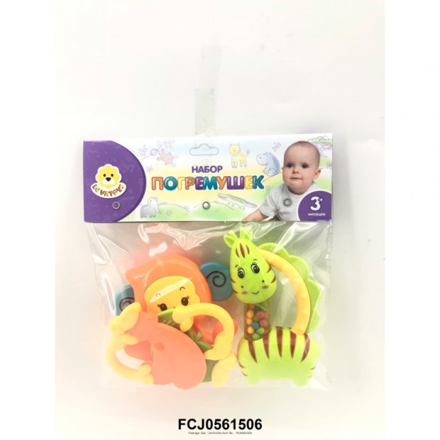 Набор погремушек Levatoys 8395A-12YS в пак. Набор погремушек Levatoys 8395A-12YS в пак.