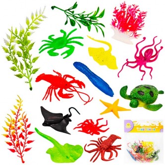 Набор животных Levatoys Морские в пакете FCJ0556349 Набор животных Levatoys Морские в пакете FCJ0556349