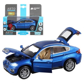 Модель 1:32 BMW X6, синий 1251394JB Автопанорама