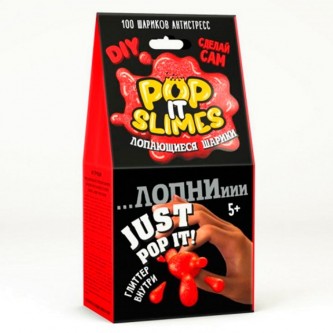 Набор для опытов и экспериментов.Юный химик.Pop it slimes.Лопающиеся шарики.Красный 911 Набор для опытов и экспериментов.Юный химик.Pop it slimes.Лопающиеся шарики.Красный 911
