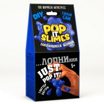 Набор для опытов и экспериментов.Юный химик.Pop it slimes.Лопающиеся шарики.Синий 912 Набор для опытов и экспериментов.Юный химик.Pop it slimes.Лопающиеся шарики.Синий 912