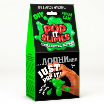 Набор для опытов и экспериментов.Юный химик.Pop it slimes.Лопающиеся шарики.Зеленый 913 Набор для опытов и экспериментов.Юный химик.Pop it slimes.Лопающиеся шарики.Зеленый 913