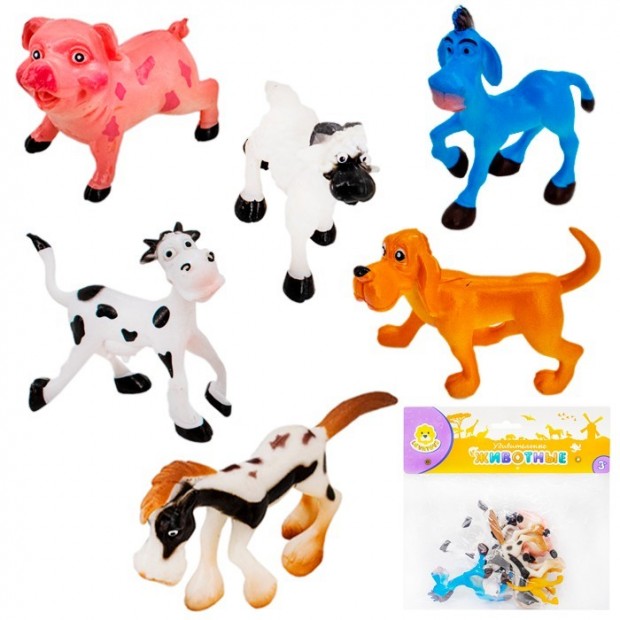 Набор животных Levatoys Домашние в пакете FCJ0587173 Набор животных Levatoys Домашние в пакете FCJ0587173