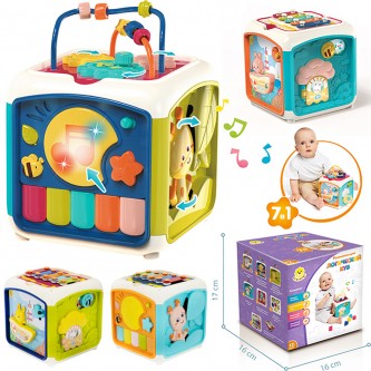 Развивающий логический куб Levatoys 741YS цвет микс в коробке