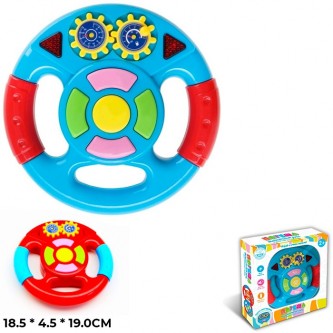 Руль музыкальный Потеша, русская озвучка, свет, в коробке Руль музыкальный Потеша, русская озвучка, свет, в коробке