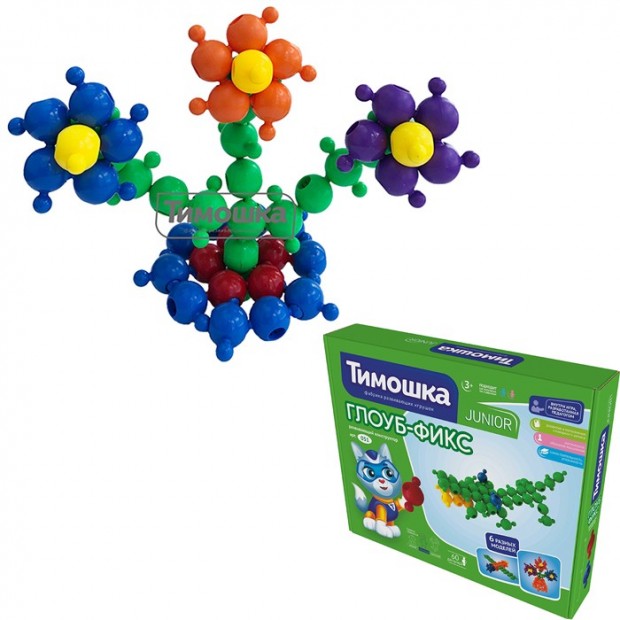 Конструктор «Глоуб-Фикс» 60 деталей ТМ Конструктор «Глоуб-Фикс» 60 деталей ТМ