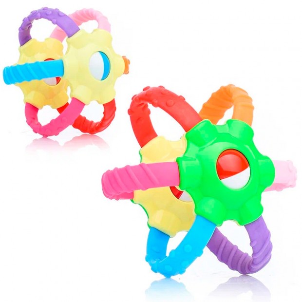 Погремушка-прорезыватель Радуга 02143 Погремушка-прорезыватель Радуга 02143