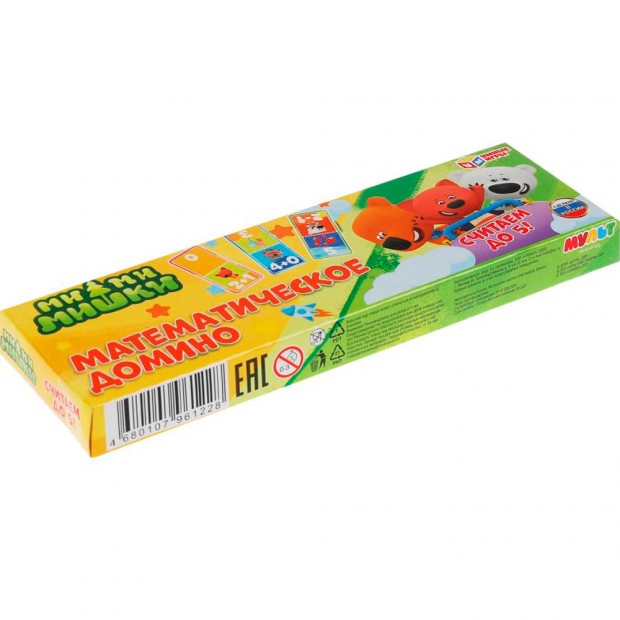 Домино Математическое 3 в1.Ми-ми-мишки 4680107961228 Домино Математическое 3 в1.Ми-ми-мишки 4680107961228