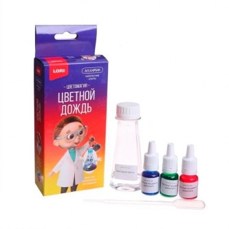 Набор Химические опыты.Цветной дождь Оп-094 Набор Химические опыты.Цветной дождь Оп-094