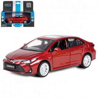 Модель 1:33 Toyota Corolla Hybrid, красный 1251492JB Автопанорама