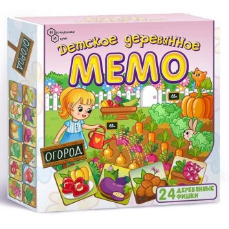 Деревянная Игра Мемо 