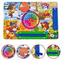 Деревянный Бизиборд Времена года БП-00000353 Деревянный Бизиборд Времена года БП-00000353